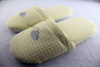 Beige Waffle Slippers for Mandarin Oriental